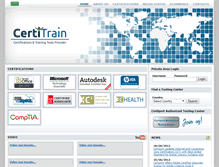 Tablet Screenshot of certitrain.com